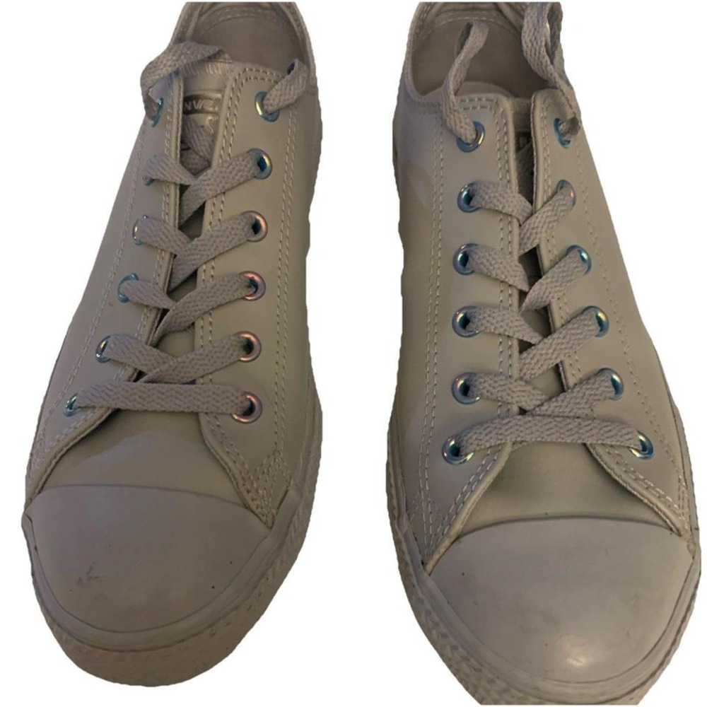 Converse Chuck Taylor Womens Sz 7 Leather Grey